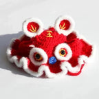 Cat Hat Lion Head Cover Pig Eight Ring Lesser Panda Hat Cute Heattech Winter Decoration Disguise Cap Pet Hat Petneeds Space