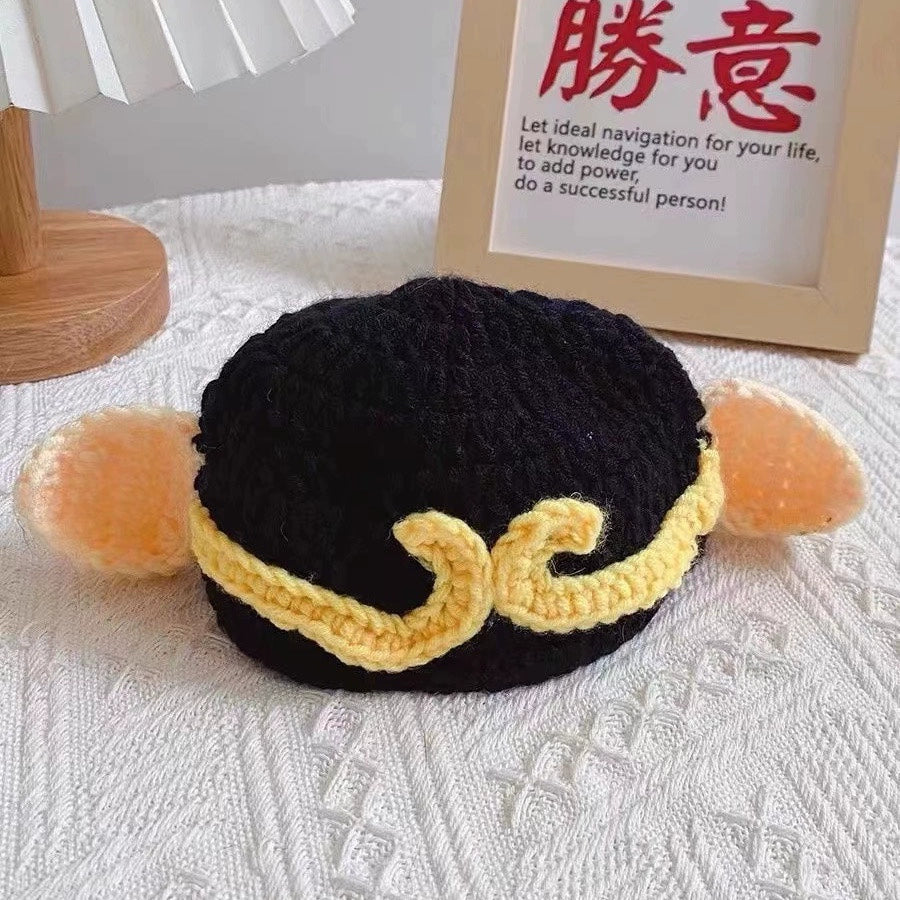 Cat Hat Lion Head Cover Pig Eight Ring Lesser Panda Hat Cute Heattech Winter Decoration Disguise Cap Pet Hat Petneeds Space