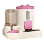 Automatic Feeder Dog Cat Food Bowl With Water Fountain Large Capacity Pet Food Storage Dispenser Container Puppy Pet Accessories Petneeds Space