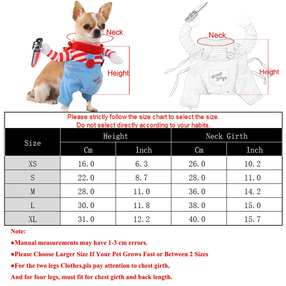 Halloween Funny Dog Clothes Small Medium Large Dogs Cat Cosplay Pets Dress Up Puppy Pullover Chihuahua Costume Party Pet Outfits Petneeds Space