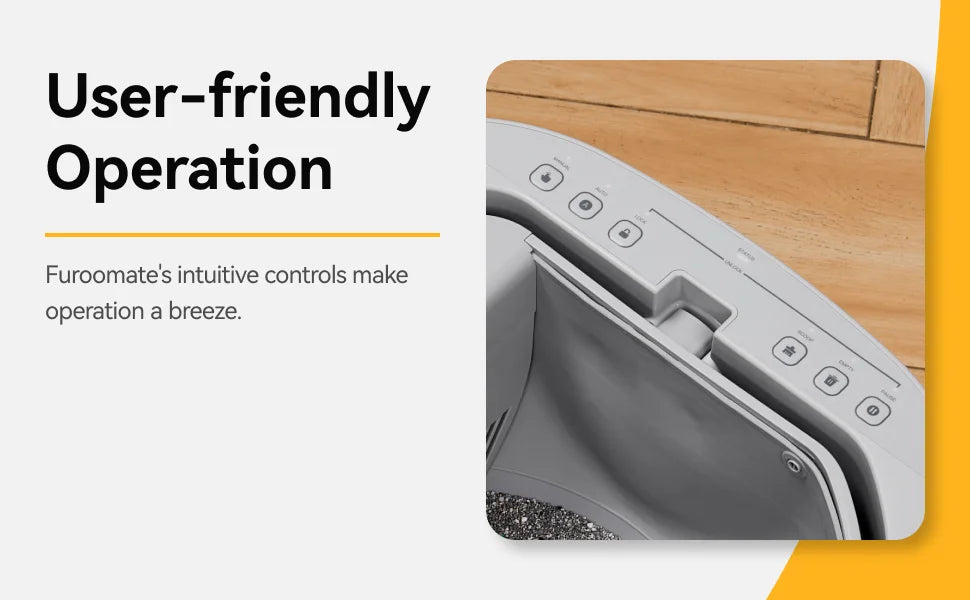 Furoomate - Automatic Smart Cat Litter Box, Self-Cleaning, 11L, High-Capacity Pet Toilet Tray Petneeds Space