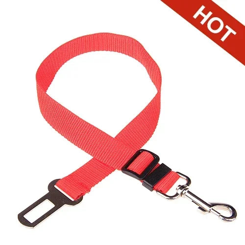 Adjustable Pet Cat Dog Car Seat Belt Pet Seat Vehicle Dog Harness Lead Clip Safety Lever Traction Dog Collars Dogs Accessoires Petneeds Space