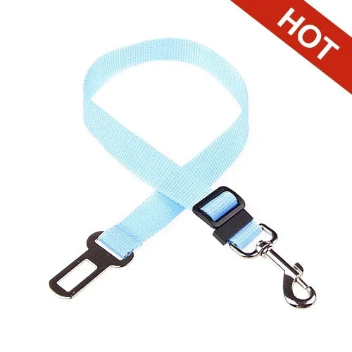 Adjustable Pet Cat Dog Car Seat Belt Pet Seat Vehicle Dog Harness Lead Clip Safety Lever Traction Dog Collars Dogs Accessoires Petneeds Space