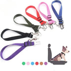 Adjustable Pet Cat Dog Car Seat Belt Pet Seat Vehicle Dog Harness Lead Clip Safety Lever Traction Dog Collars Dogs Accessoires Petneeds Space