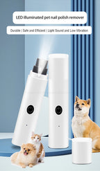 Electric Dog Nail Clippers for Dog Nail Grinders Rechargeable USB Charging LED Light Pet Quiet Cat Paws Nail Grooming Supplies Petneeds Space