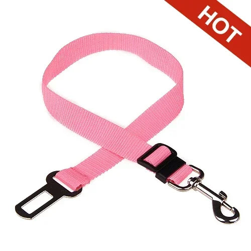 Adjustable Pet Cat Dog Car Seat Belt Pet Seat Vehicle Dog Harness Lead Clip Safety Lever Traction Dog Collars Dogs Accessoires Petneeds Space