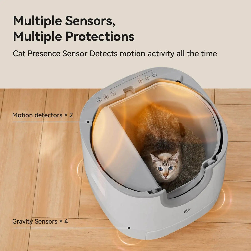 Furoomate - Automatic Smart Cat Litter Box, Self-Cleaning, 11L, High-Capacity Pet Toilet Tray Petneeds Space