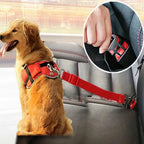 Adjustable Pet Cat Dog Car Seat Belt Pet Seat Vehicle Dog Harness Lead Clip Safety Lever Traction Dog Collars Dogs Accessoires Petneeds Space