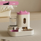 Automatic Feeder Dog Cat Food Bowl With Water Fountain Large Capacity Pet Food Storage Dispenser Container Puppy Pet Accessories Petneeds Space