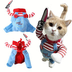 Halloween Funny Dog Clothes Small Medium Large Dogs Cat Cosplay Pets Dress Up Puppy Pullover Chihuahua Costume Party Pet Outfits Petneeds Space